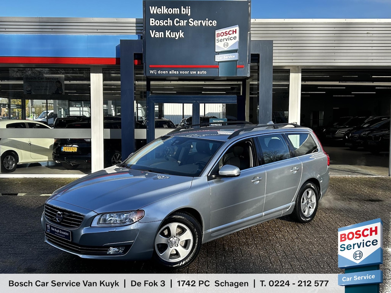 Volvo V70 - 1.6 T4 Nordic+ / NL-Auto / 180 PK / Trekhaak / Vol-Leder / Stoelverwarming / Xenon verlich - AutoWereld.nl