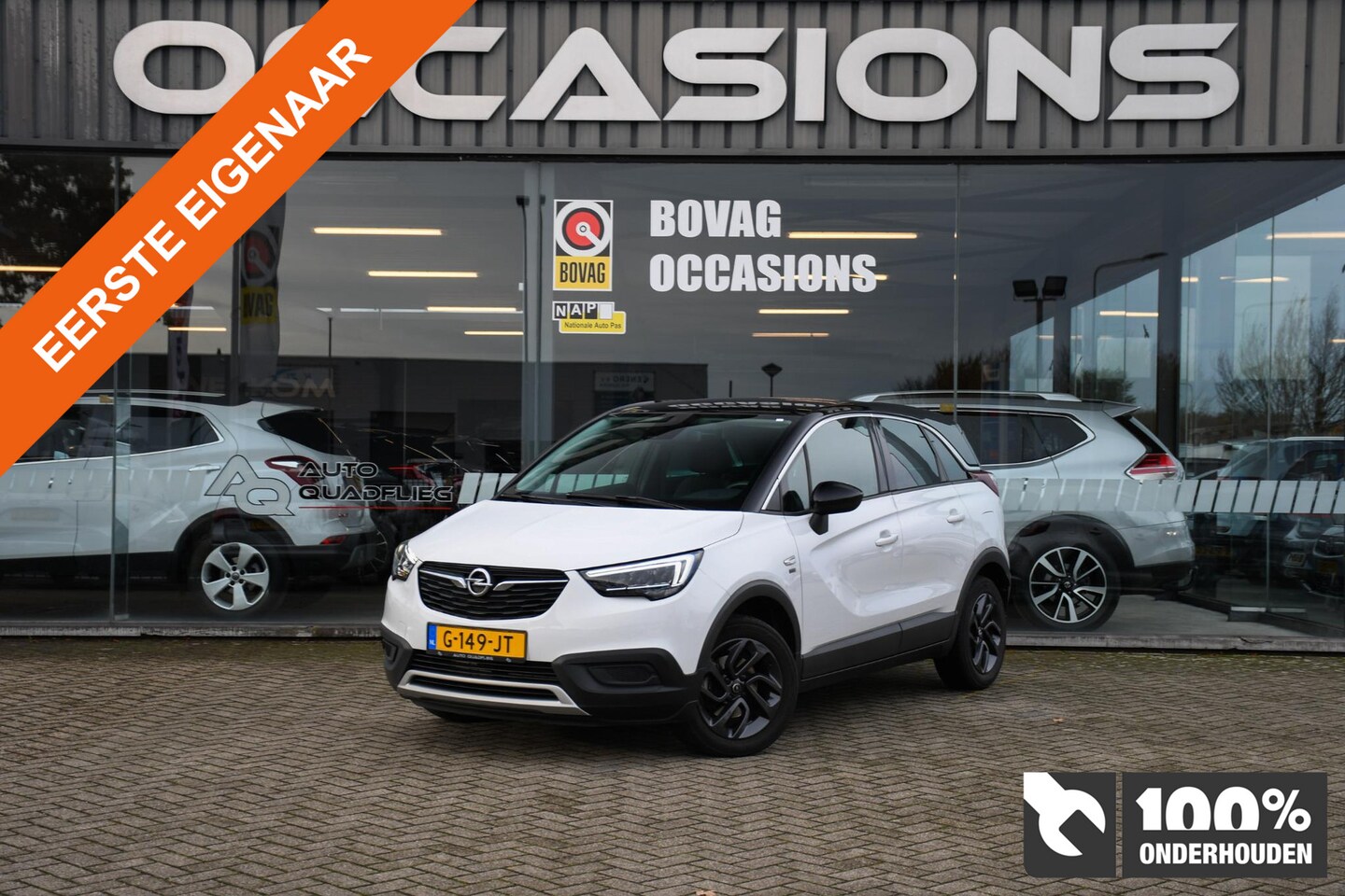 Opel Crossland X - 1.2 Turbo 120 Jaar 1 EIGENAAR/ APPLE CARPLY/ LM16 - AutoWereld.nl