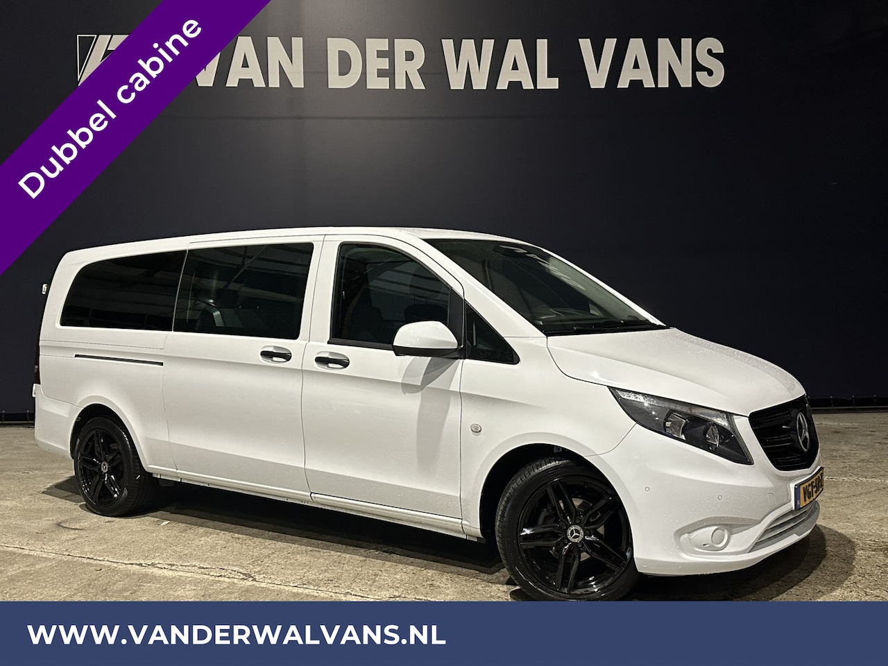 Mercedes-Benz Vito - 114 CDI 136pk L3H1 Dubbele cabine Euro6 Airco | Camera | Navigatie | LM Velgen Cruisecontr - AutoWereld.nl