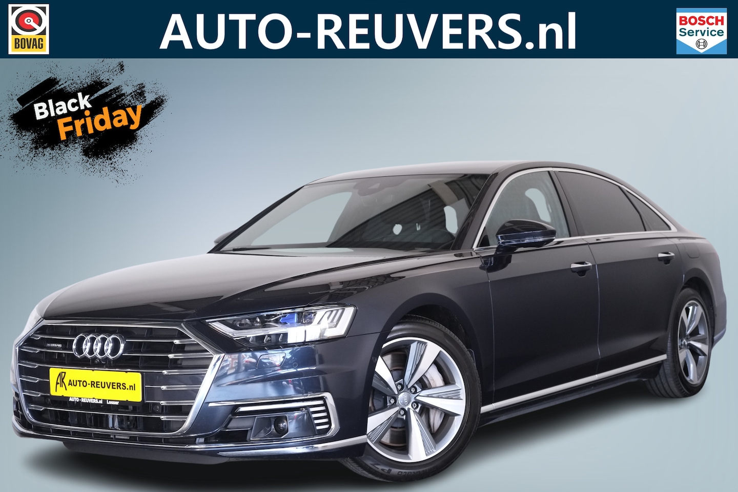 Audi A8 - 60 TFSI e quattro Lang / Luchtvering / ACC / Draadloos Carplay - AutoWereld.nl