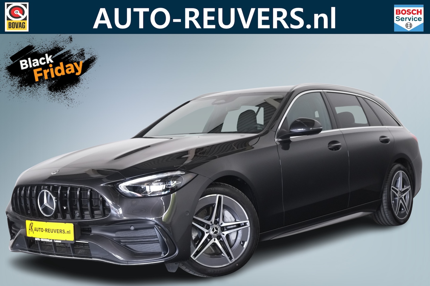 Mercedes-Benz C-klasse Estate - 300 d AMG Line / LED / Burmester / Cam / Carplay / Leder - AutoWereld.nl