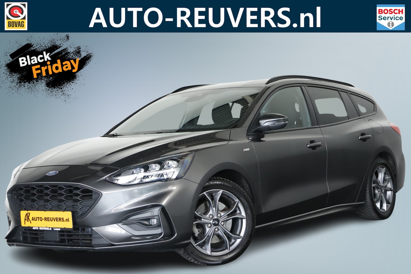 Ford Focus Wagon - 1.0 EcoBoost Hybrid ST Line / LED / Navi / HUD / DAB / Cam / Trekhaak - AutoWereld.nl