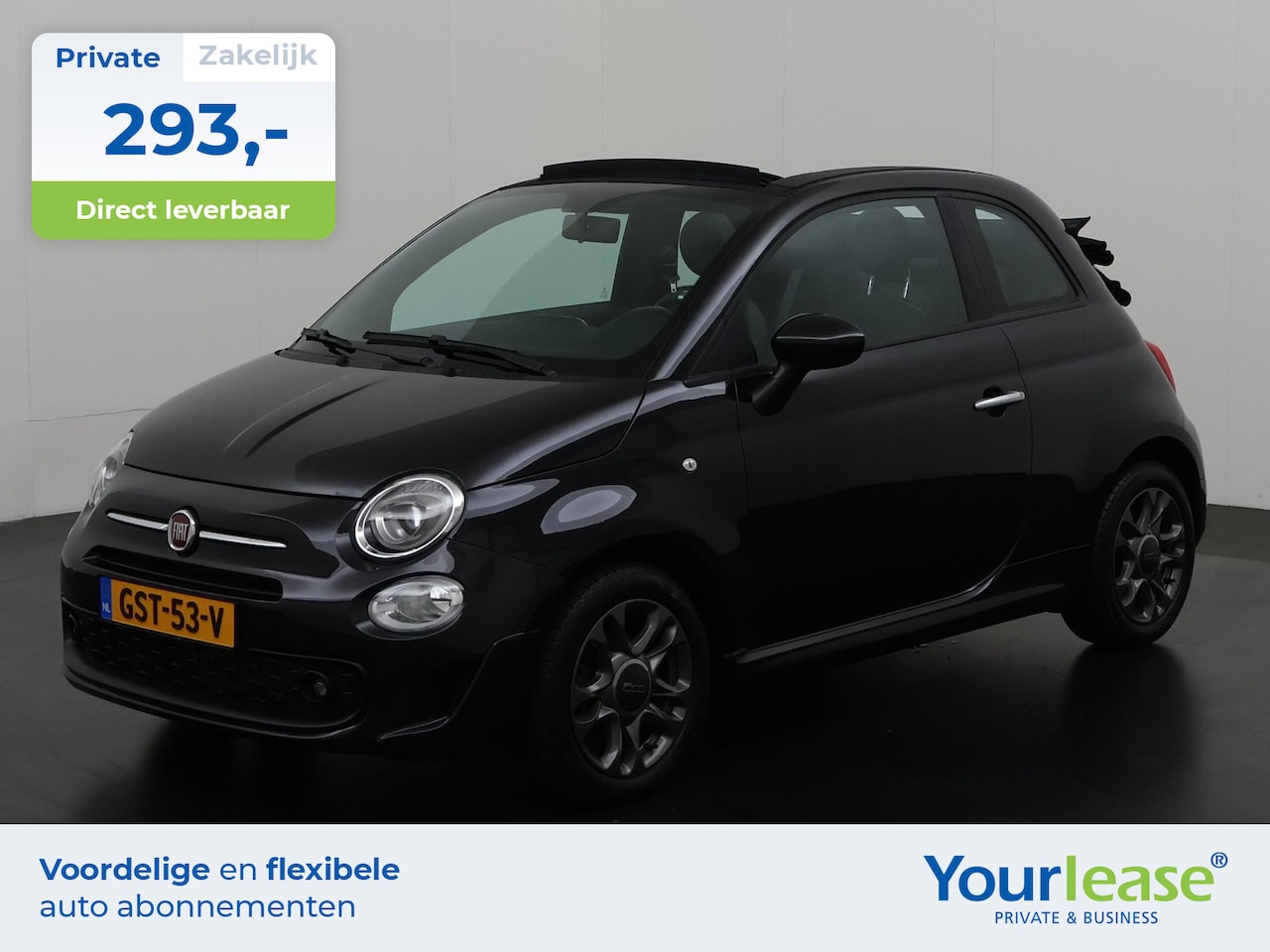 Fiat 500 C - Sport 1.0 Hybrid | All-in 293,- Private Lease | Zondag Open! - AutoWereld.nl