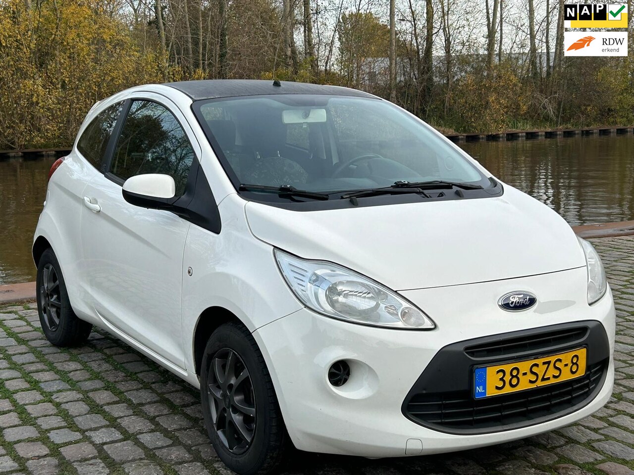 Ford Ka - 1.2 Cool & Sound start/stop airco elektrische ramen cv op afs - AutoWereld.nl