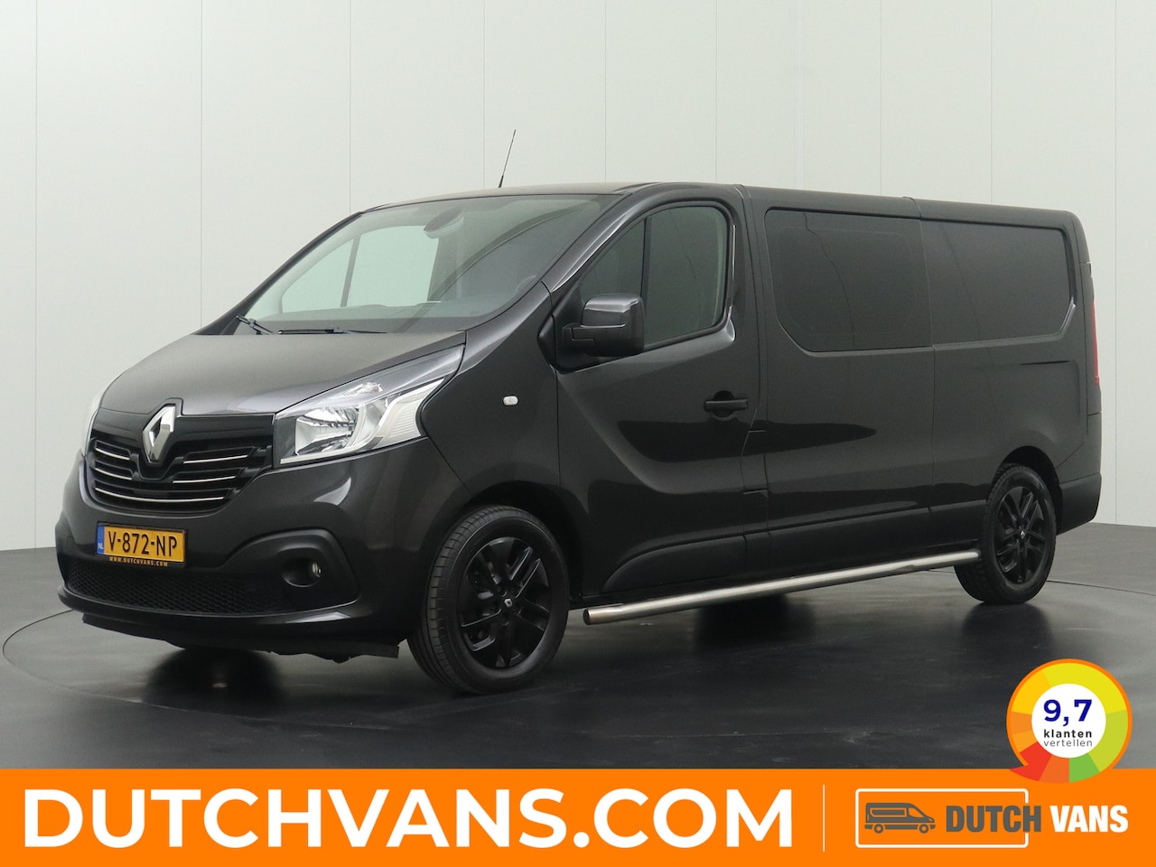 Renault Trafic - 1.6DCi 145PK Lang Dubbele Cabine Black Edition | Navigatie | Camera | Trekhaak | Privacy G - AutoWereld.nl