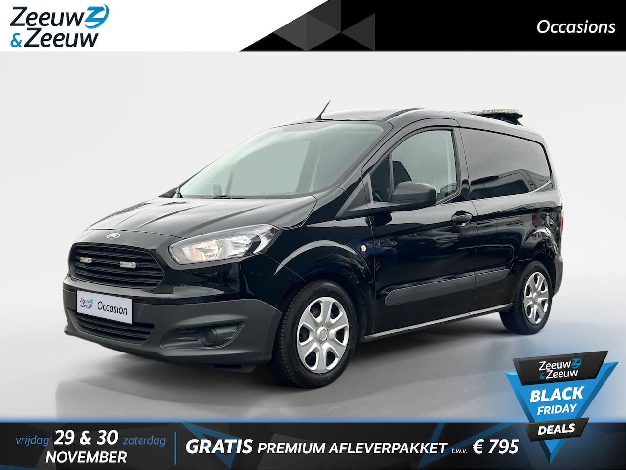 Ford Transit Courier - 1.5 TDCI Economy Edition 75pk | Trekhaak | Zwaailicht | Cruise control | All season banden - AutoWereld.nl