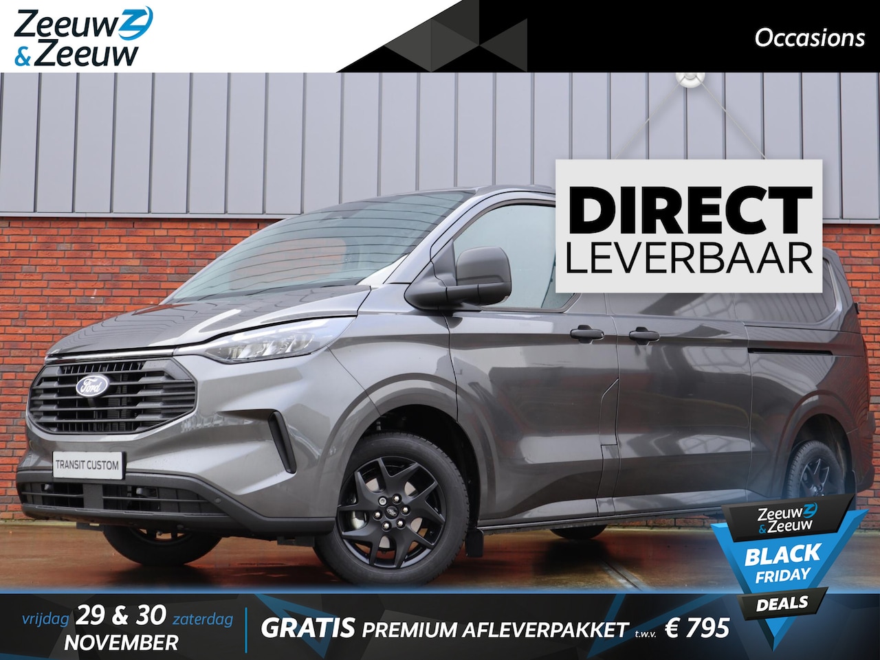 Ford Transit Custom - 320 2.0 TDCI L2H1 Trend 136PK | 17" Sport velgen | Camera | 2 Schuifdeuren | Voorruitverwa - AutoWereld.nl