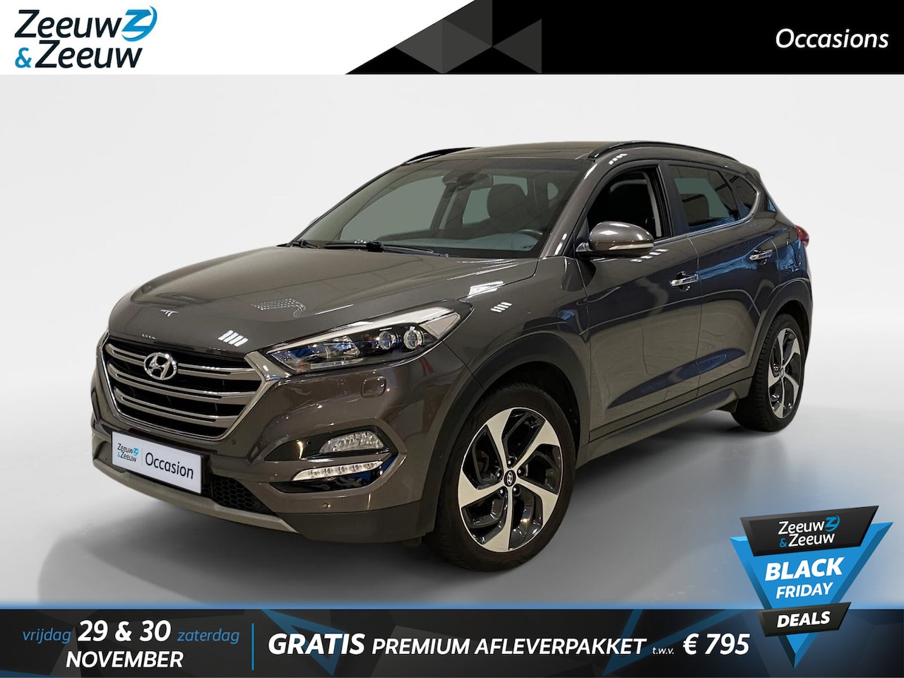 Hyundai Tucson - 1.6 TURBO | PREMIUM | AUTOMAAT | 4WD | 1900 KG TREKGEWICHT | - AutoWereld.nl