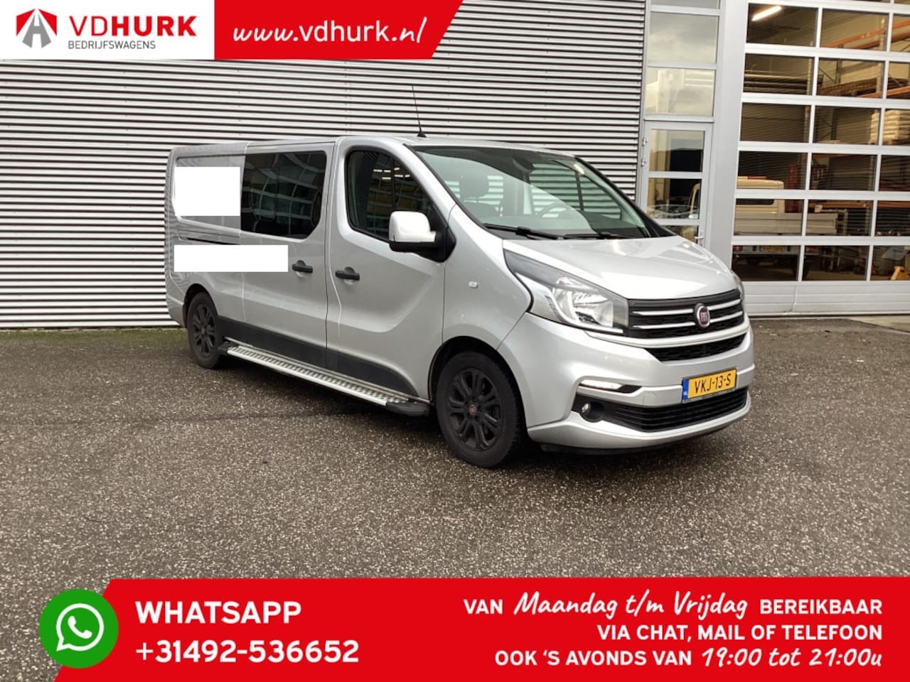 Renault Trafic - (Fiat Talento) 2.0 MJ L2 170 pk Aut. DC Dubbel Cabine/ 2x Schuifdeur/ Keyless/ Navi/ CarPl - AutoWereld.nl