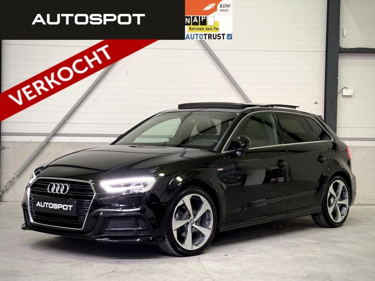 Audi A3 Sportback - 1.5 TFSI S-Line FULL VIRTUAL PANO KEYLESS NAVI - AutoWereld.nl