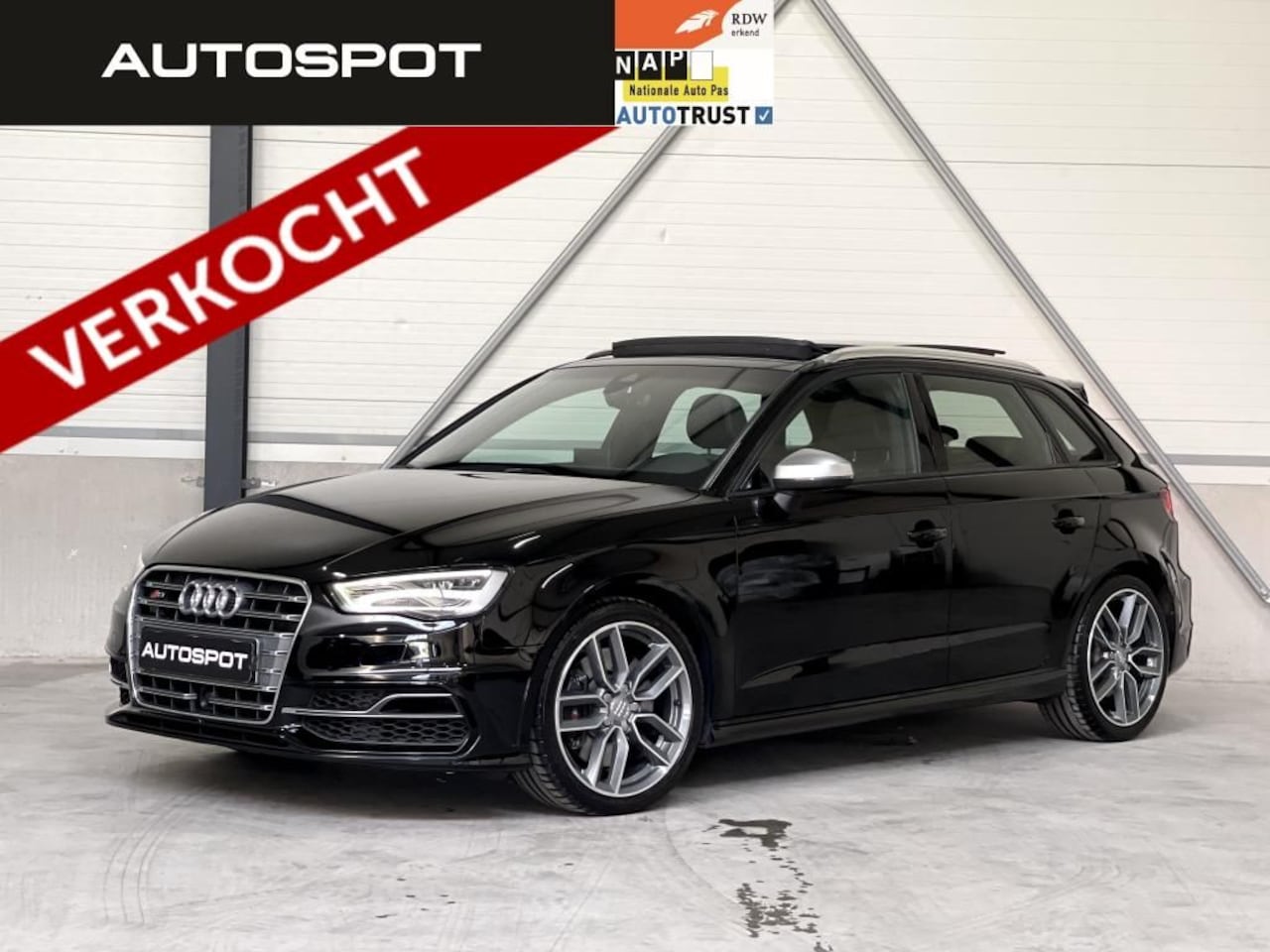 Audi S3 - Sportback 2.0 TFSI Quattro 300PK ACC PANO NAVI LEDER - AutoWereld.nl