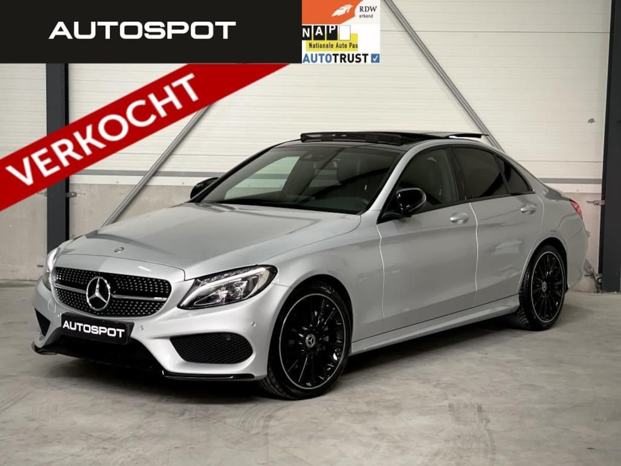 Mercedes-Benz C-klasse - C200D AMG FULL PANO LEDER LED NAVI - AutoWereld.nl