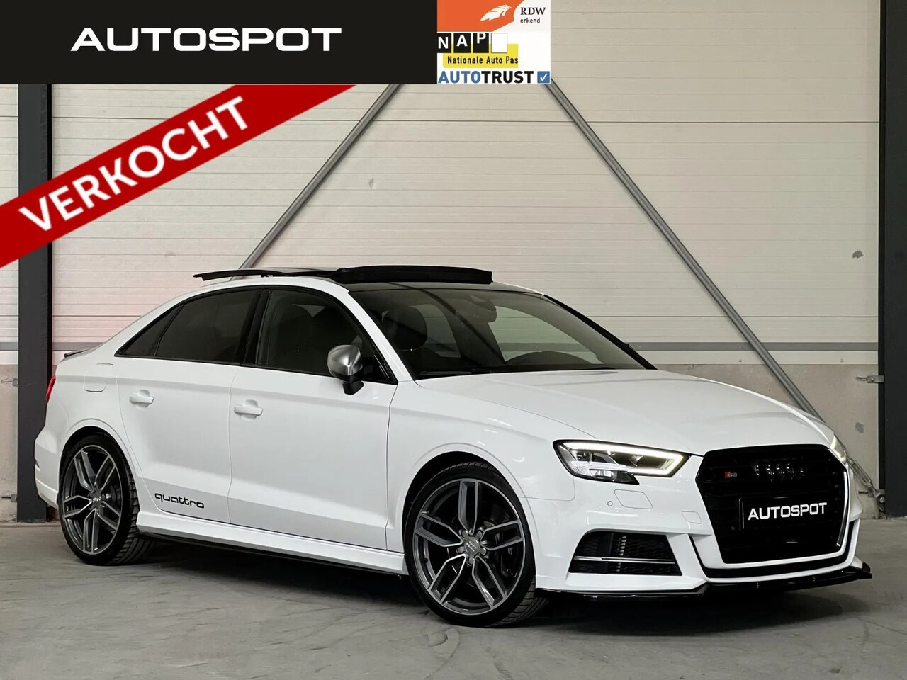 Audi S3 - Limousine 2.0 TFSI Quattro Stage 2 JD Milltek Uniek! - AutoWereld.nl