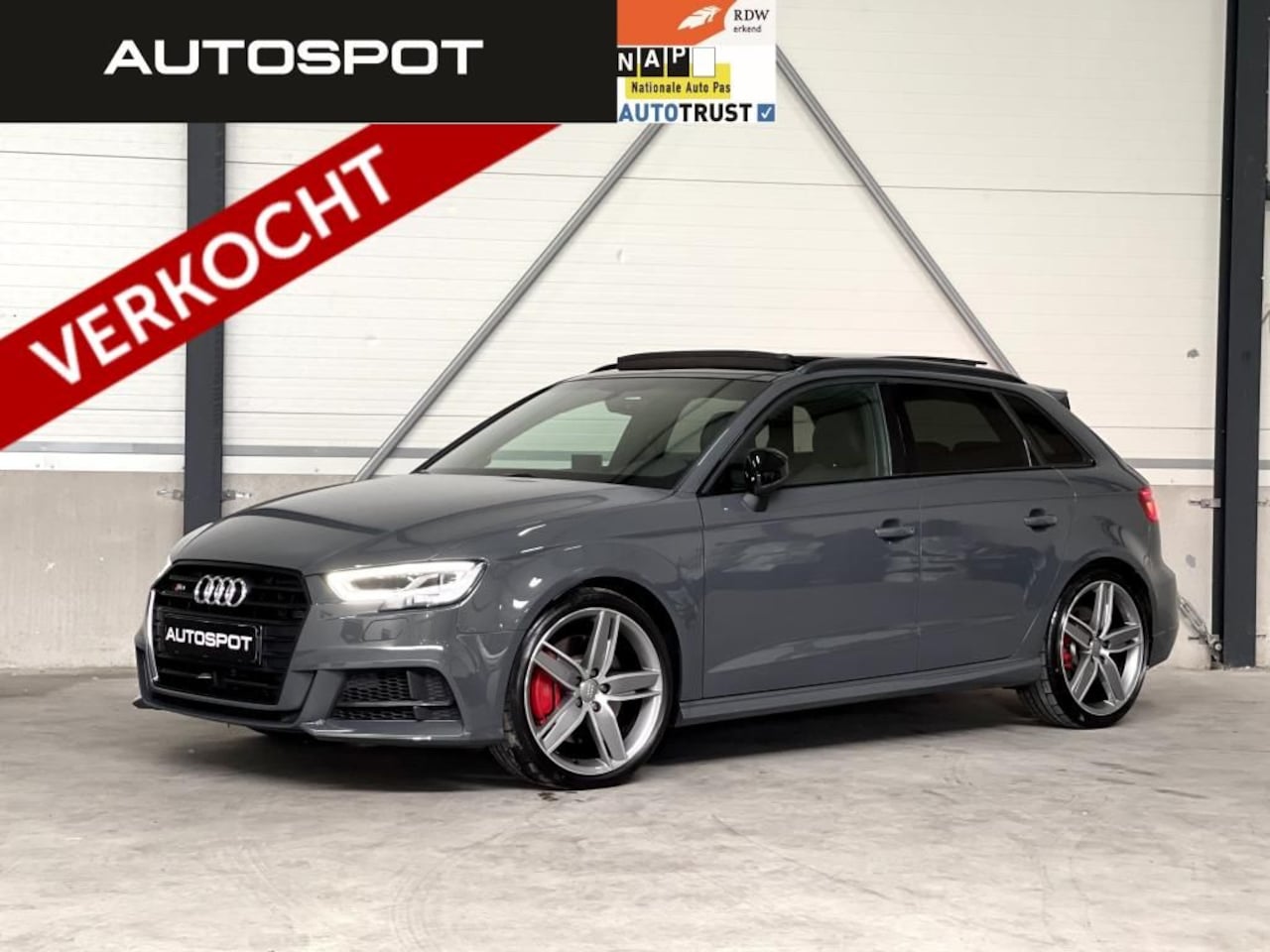 Audi S3 - Sportback 2.0 TFSI Quattro 310PK PANO VIRTUAL ACC - AutoWereld.nl