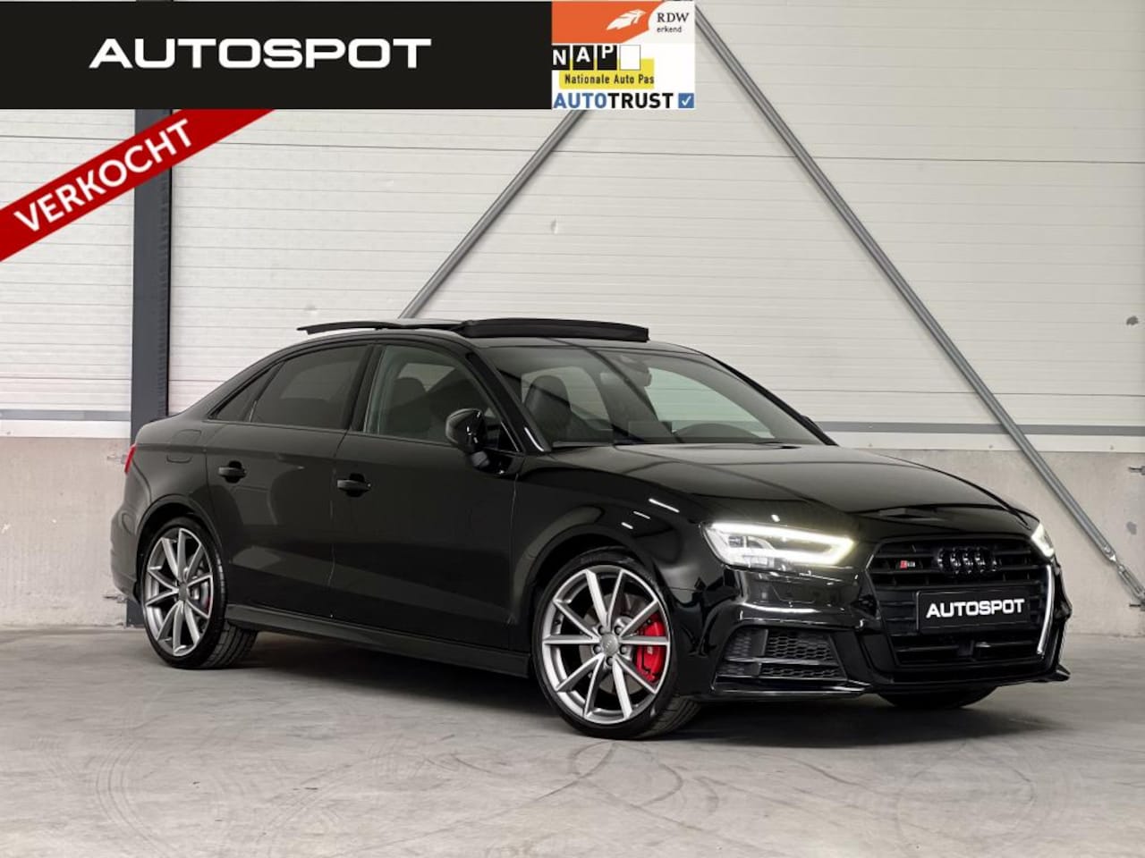 Audi S3 - Limousine 2.0 TFSI Quattro 310PK RS3 Zetels Alle Opties - AutoWereld.nl