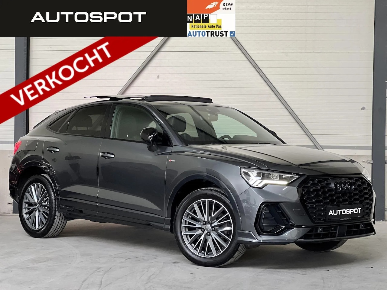 Audi Q3 Sportback - 35 TFSI S Line Black Optik Pano ACC Trekhaak - AutoWereld.nl