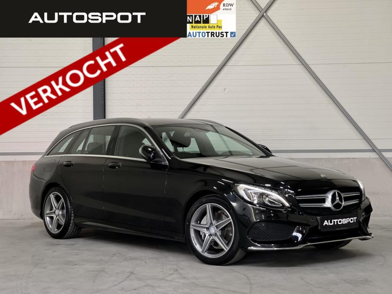 Mercedes-Benz C-klasse Estate - 180 AMG AUT Led Camera Navi - AutoWereld.nl