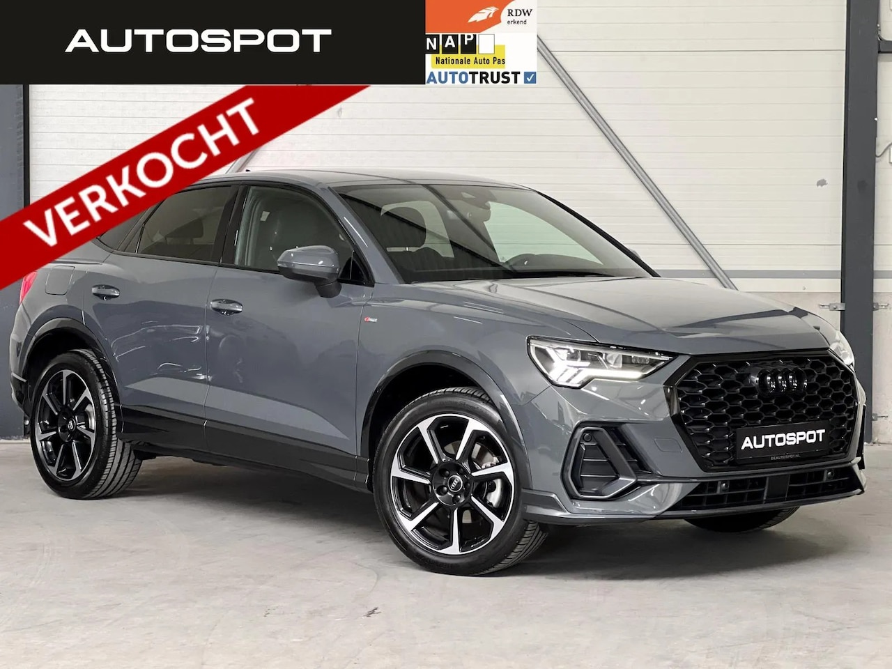 Audi Q3 Sportback - 35 TFSI S-Line Black Optik Navi Leder Matrix - AutoWereld.nl