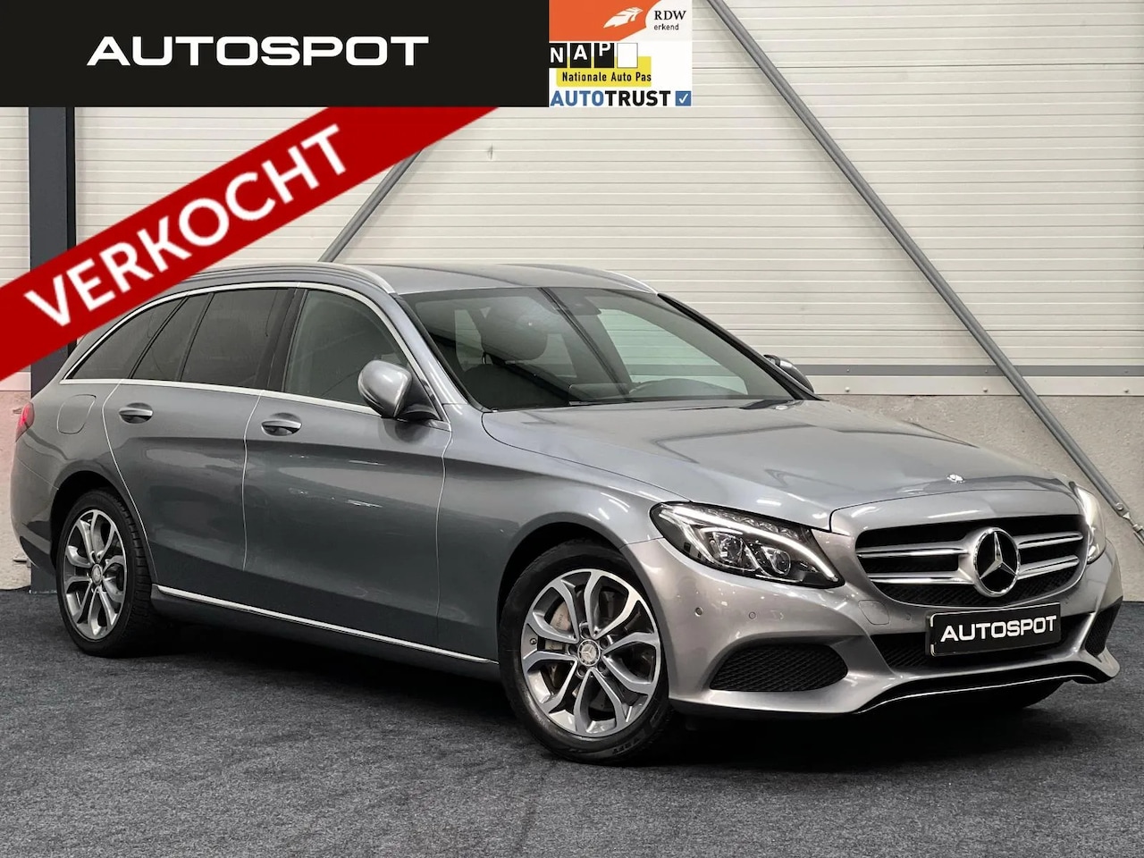 Mercedes-Benz C-klasse Estate - 350 e Luchtv. Leder Burmester - AutoWereld.nl