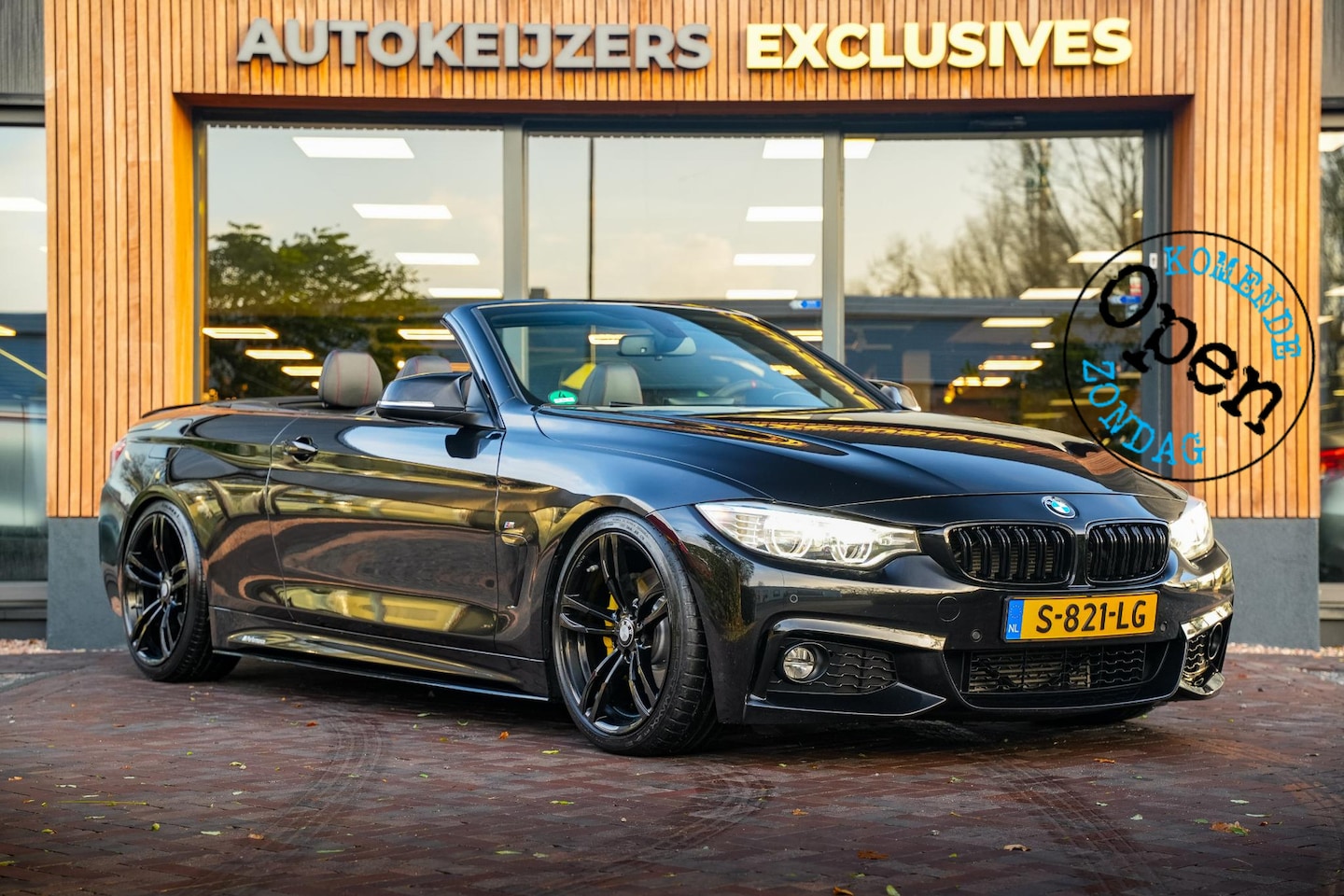 BMW 4-serie Cabrio - 435i M-Pakket Navi Stoelverw. Alcantara HUD LED - AutoWereld.nl