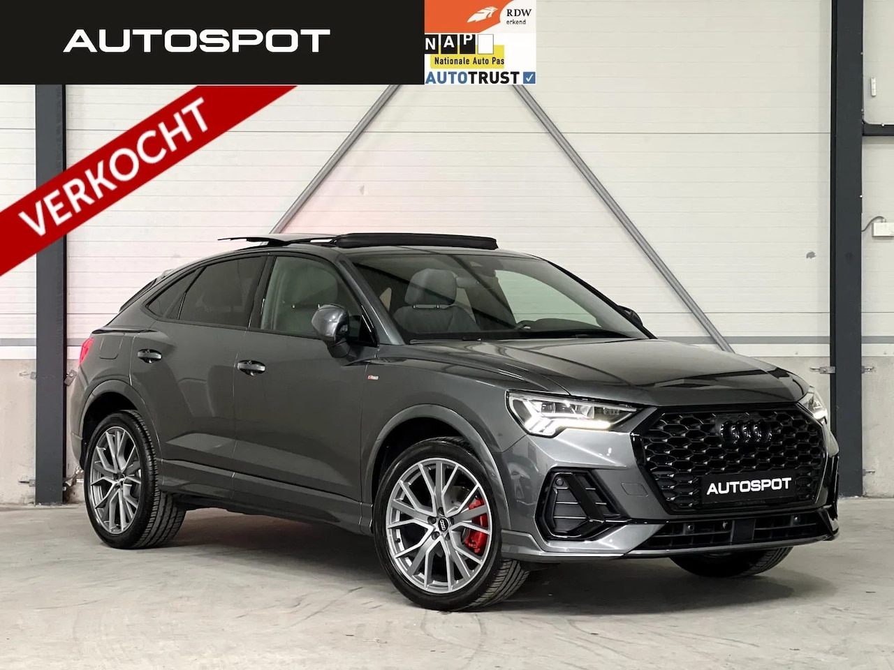 Audi Q3 Sportback - 35 TFSI S Line Black Optik Pano ACC Leder - AutoWereld.nl