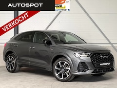 Audi Q3 Sportback - 35 TFSI S Line Black Optik Navi Leder Sfeerverlichtig