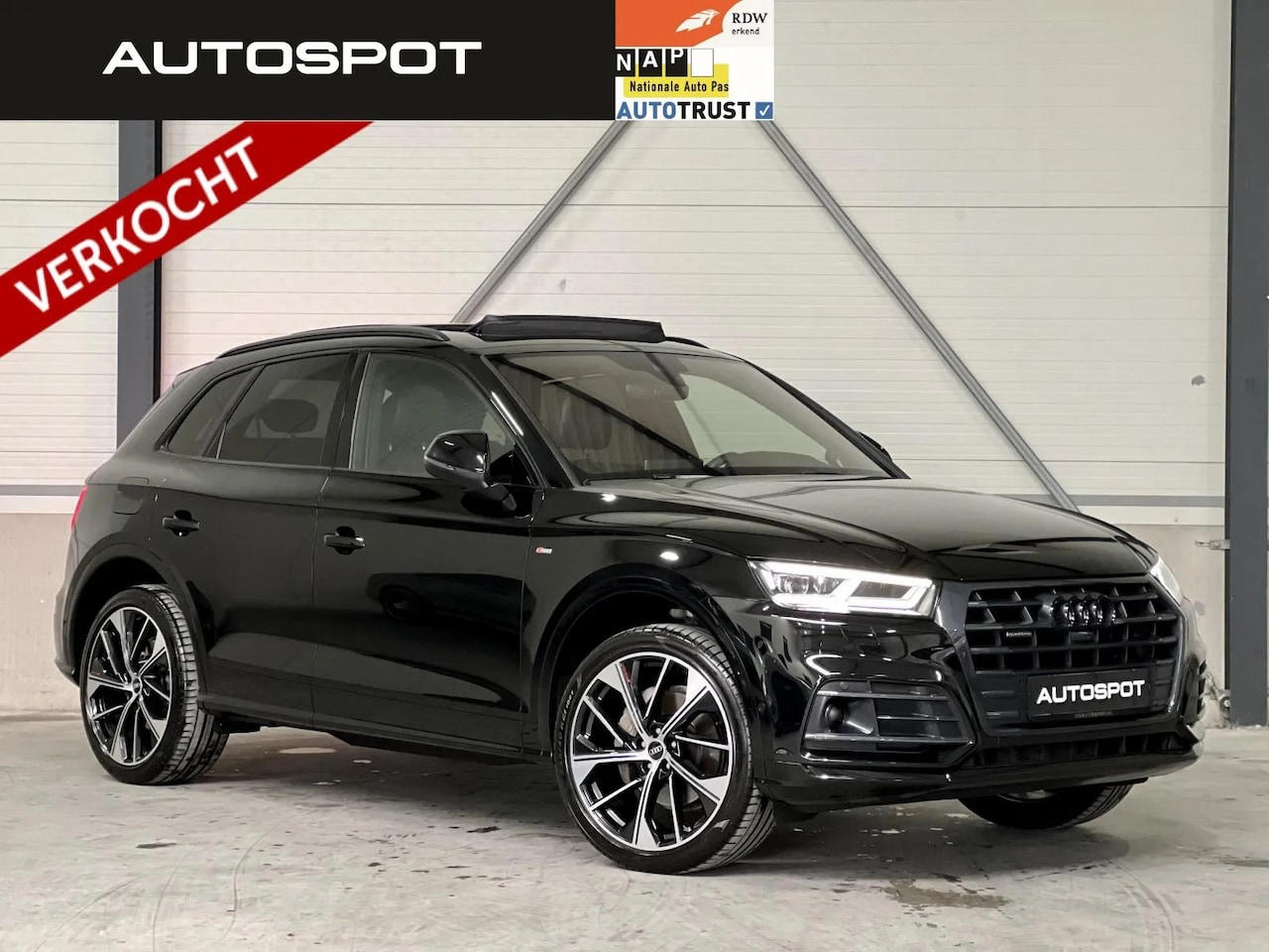 Audi Q5 - 2.0 TFSI 252pk Quattro S-Line Black Optik Pano ACC - AutoWereld.nl