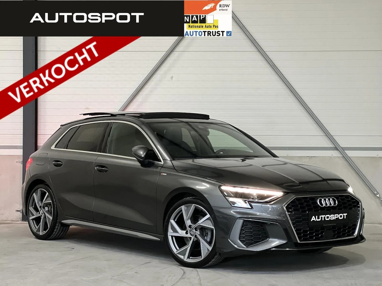 Audi A3 Sportback - 35 TFSI S-Line Pano HUD ACC Memory B&O - AutoWereld.nl