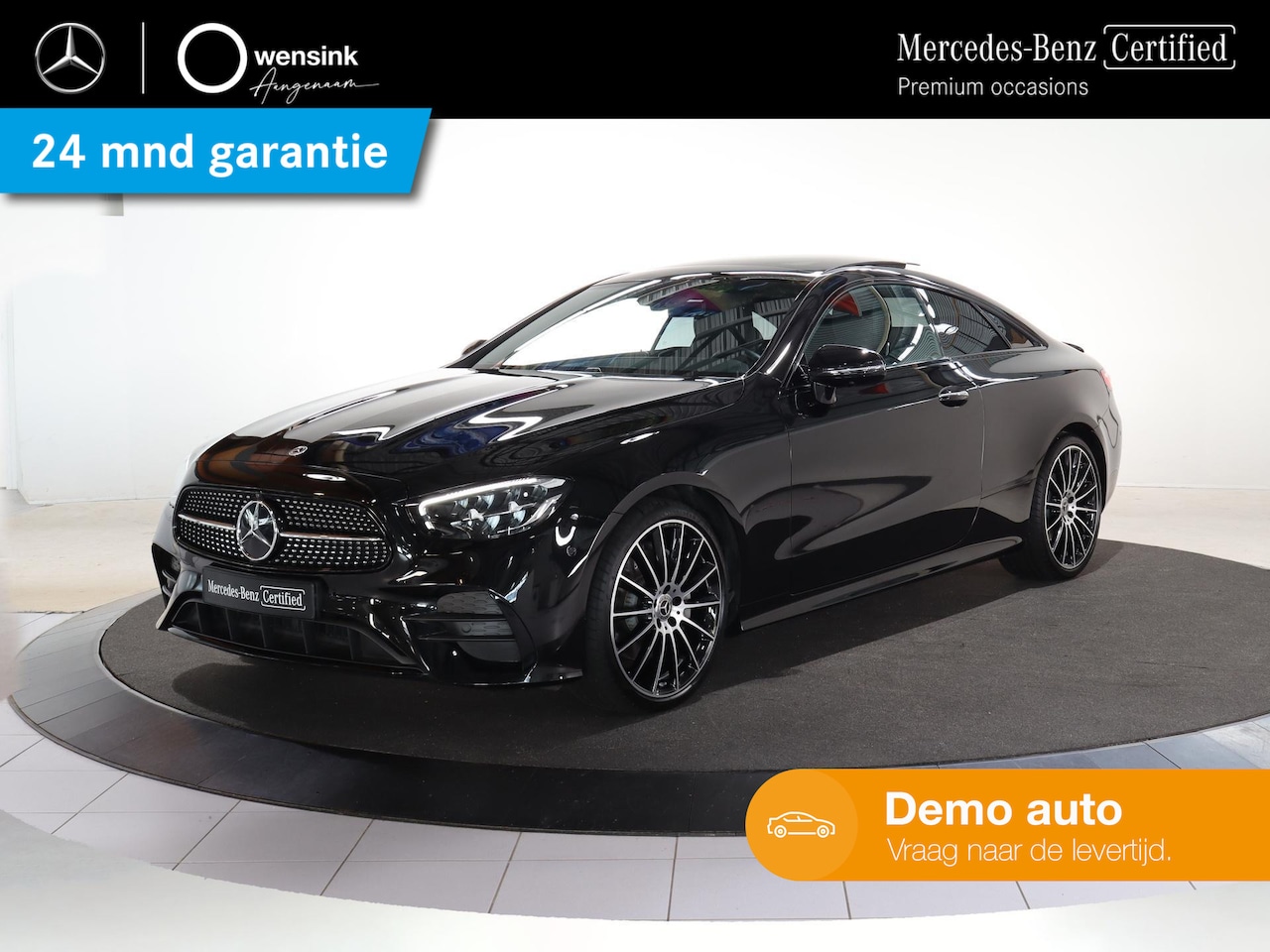 Mercedes-Benz E-klasse Coupé - 200 AMG Line | Panoramadak | Burmester | Night pakket | 360 graden camera | Memory | Sfeer - AutoWereld.nl