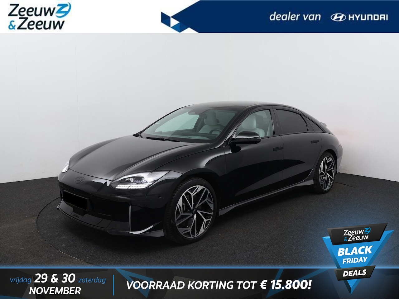 Hyundai IONIQ 6 - Lounge 77 kWh DIRECT OP VOORRAAD| RIJKLAAR €43.990,- | LUXSTE UITVOERING! - AutoWereld.nl