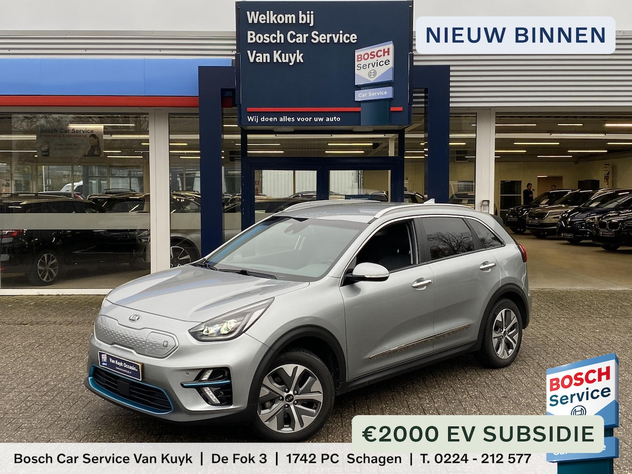 Kia e-Niro - ExecutiveLine 64 kWh / 2000-,Euro Subsidie / 204 Pk / Automaat / 79.000 Km / Vol-Leder / J - AutoWereld.nl