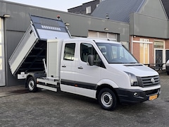 Volkswagen Crafter - 35 2.0 TDI DC Maxi Kipper 3500kg trekgewicht Euro 6 Airco Cruise controle 6-Persoons Telef