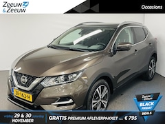 Nissan Qashqai - 1.3 DIG-T N-Connecta AUTOMAAT Airco navi 360camera panoramadak cruise controle zeer mooie