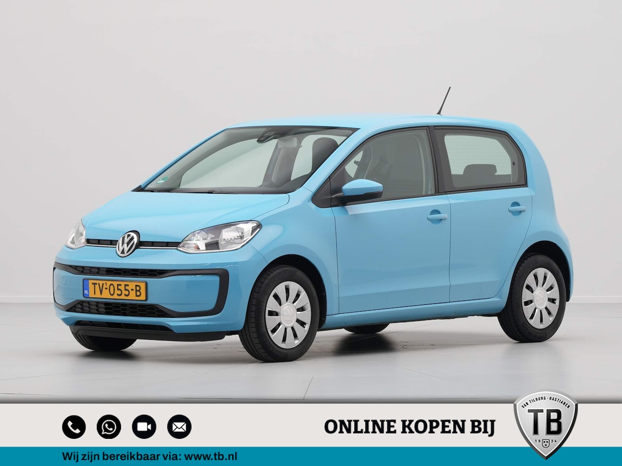 Volkswagen Up! - 1.0 BMT move up! Airco Bluetooth Lichtsensor Cruise 288 - AutoWereld.nl