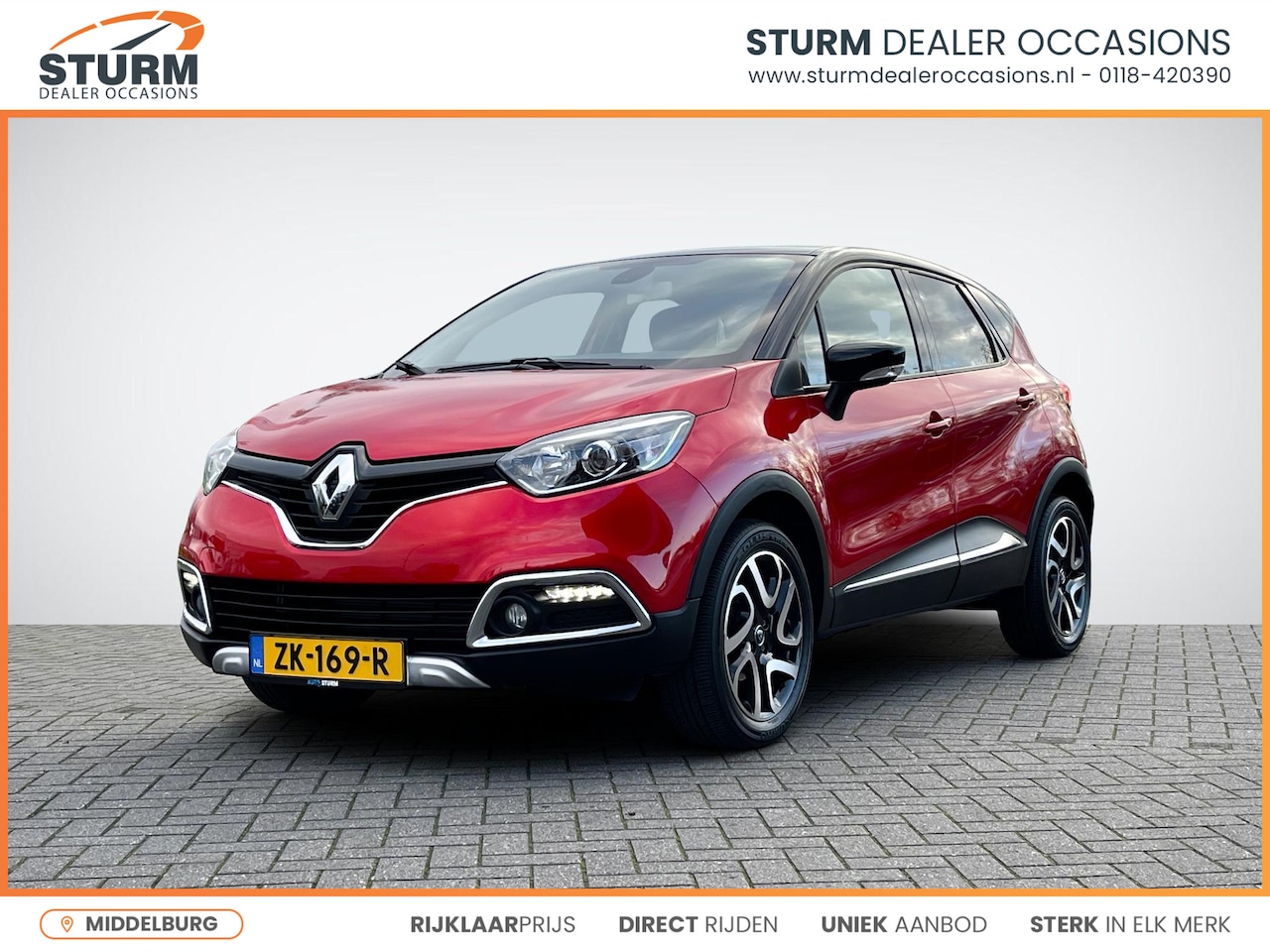 Renault Captur - 0.9 TCe Xmod Lage KM-Stand | Navigatie | Leder | Stoelverwarming | Camera | Keyless Entry - AutoWereld.nl