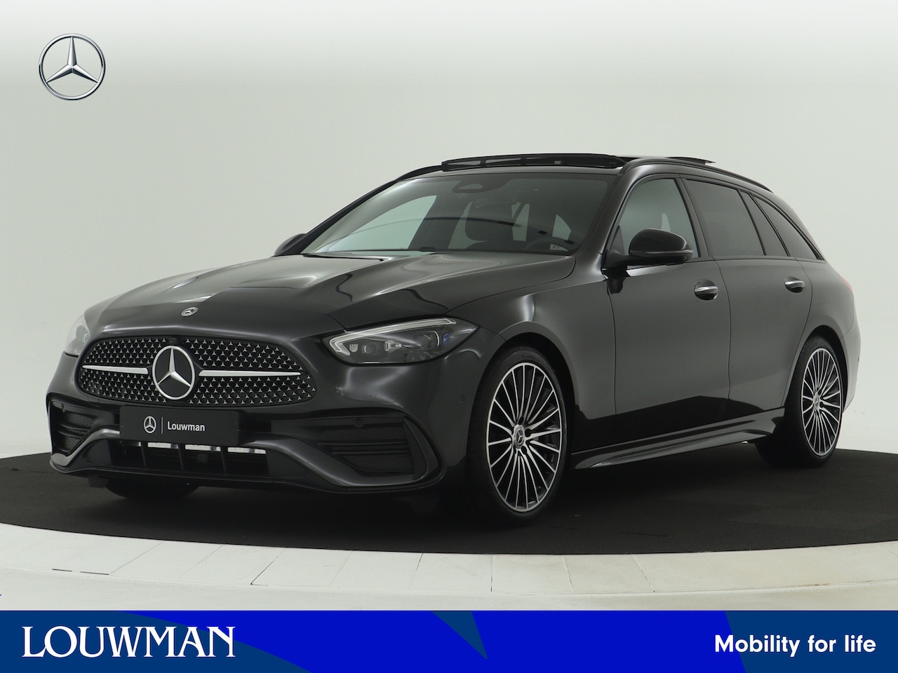 Mercedes-Benz C-klasse Estate - 180 Star Edition AMG Line Plus | Nightpakket | Trekhaak | EASY PACK achterklep | KEYLESS G - AutoWereld.nl