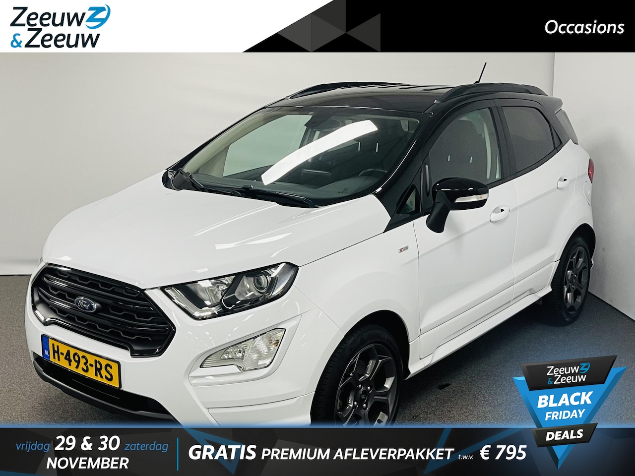 Ford EcoSport - 1.0 EcoBoost Titanium Navi airco parkeersensoren trekhaak cruise controle stoelverwarming - AutoWereld.nl