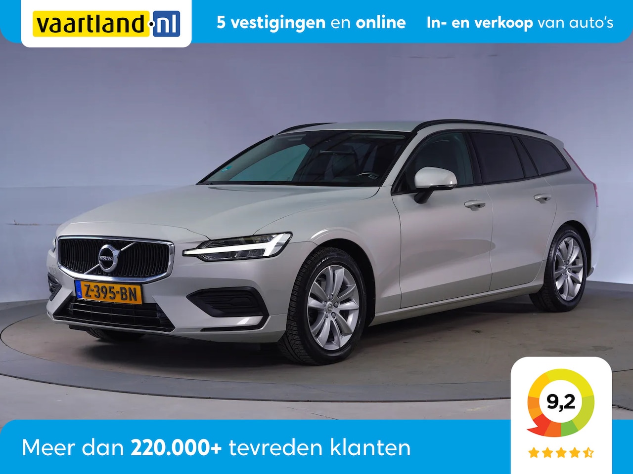 Volvo V60 - 2.0 D3 Momentum [ Leder Trekhaak Navi ] - AutoWereld.nl