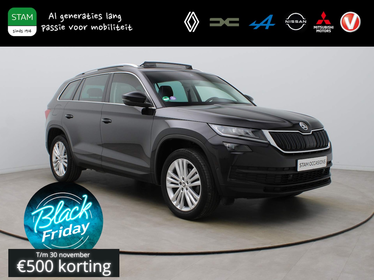 Skoda Kodiaq - 150pk TSI Business Edition AUTOMAAT Adapt. cruise | 360° Camera | Navi | Panoramadak | Tre - AutoWereld.nl