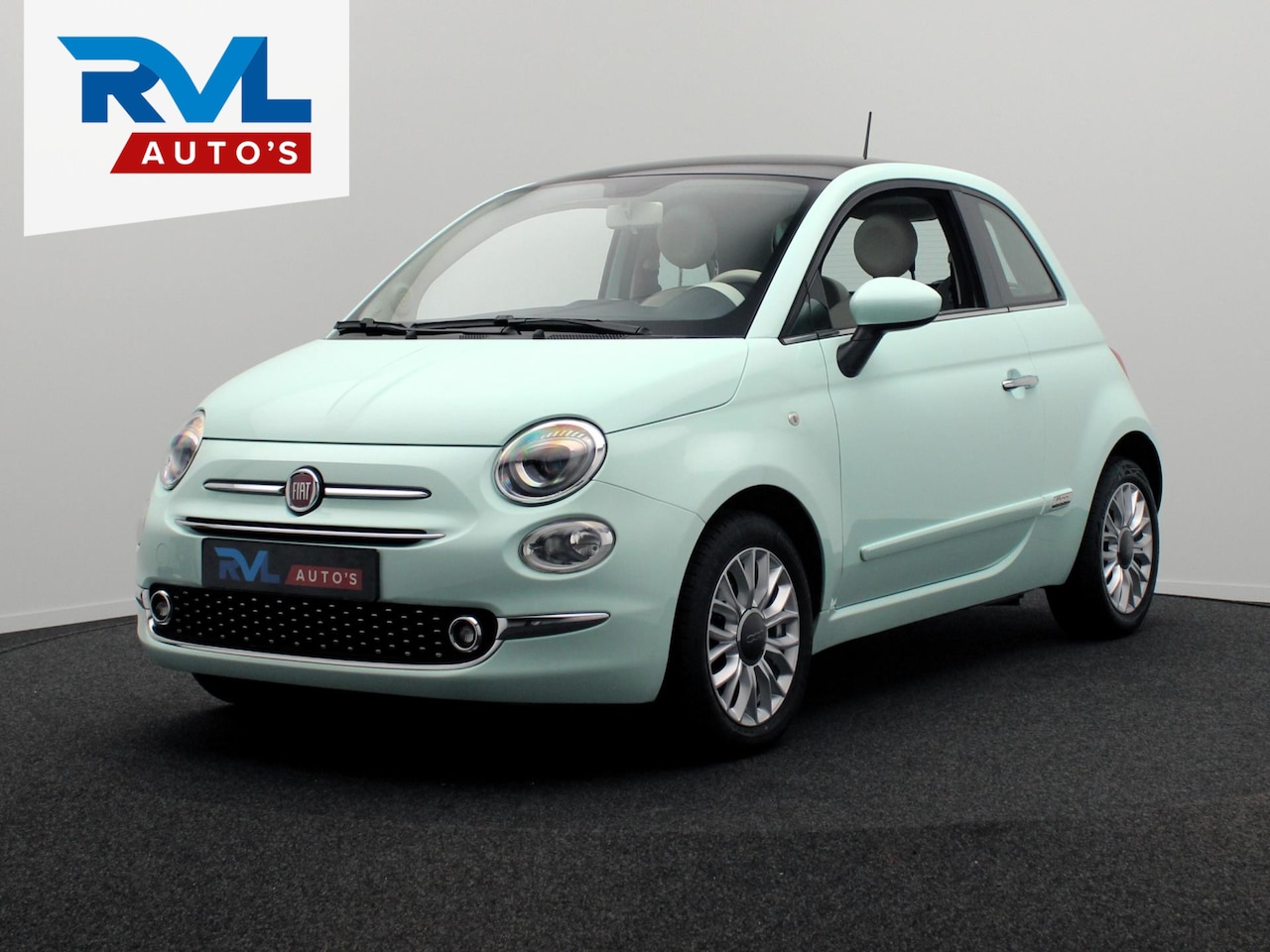 Fiat 500 - 1.2 Popstar Navigatie Panorama Cruise Airco P.D.C. - AutoWereld.nl