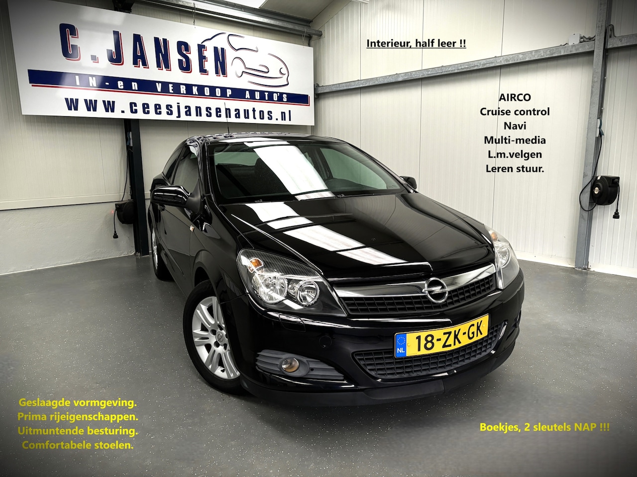 Opel Astra GTC - 1.6 Executive LEUKE, NETTE AUTO !! - AutoWereld.nl