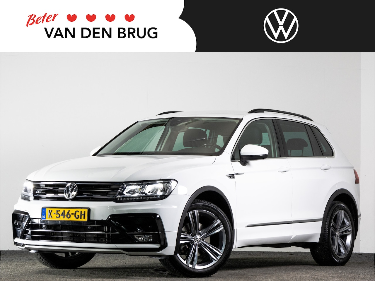 Volkswagen Tiguan - R-Line 1.5 TSI 150 PK DSG | LED | Trekhaak |  Adaptieve Cruise Control | Navigatie | - AutoWereld.nl