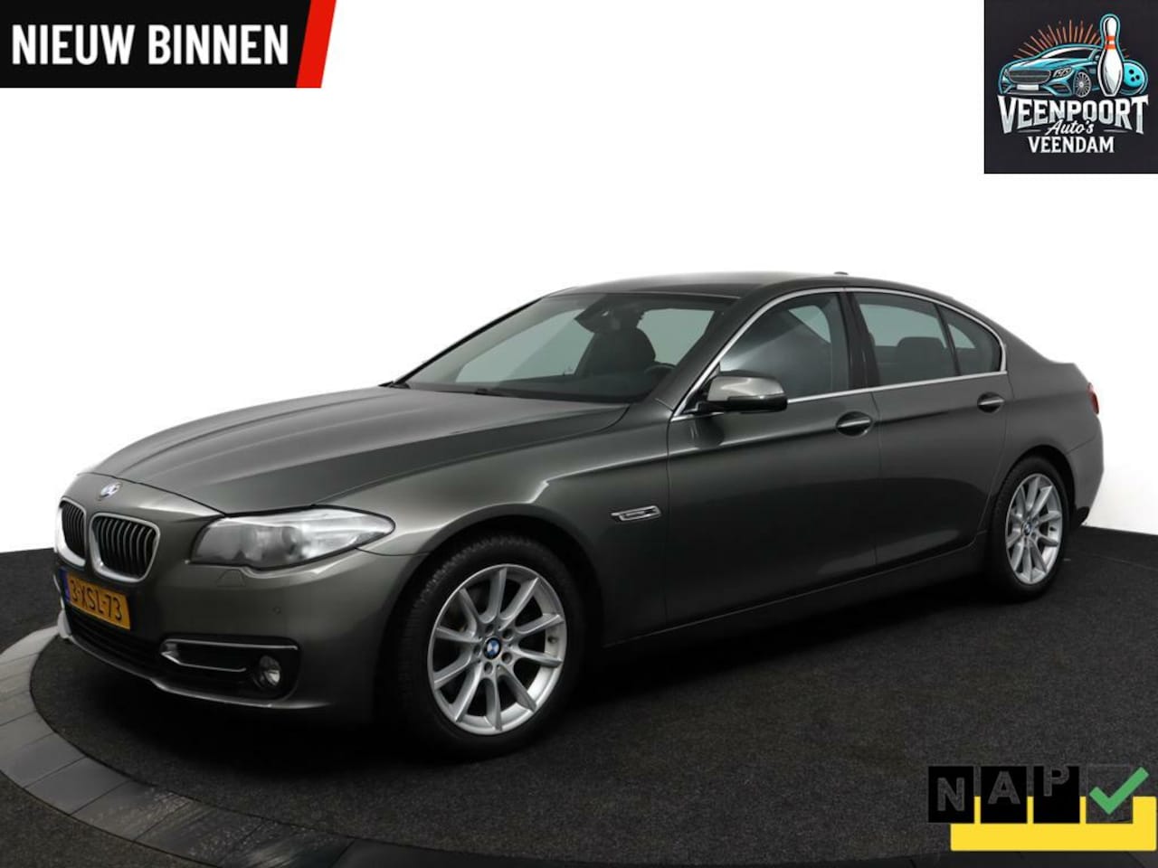 BMW 5-serie - 520i M Sport Airco Cruise Automaat Navi - AutoWereld.nl