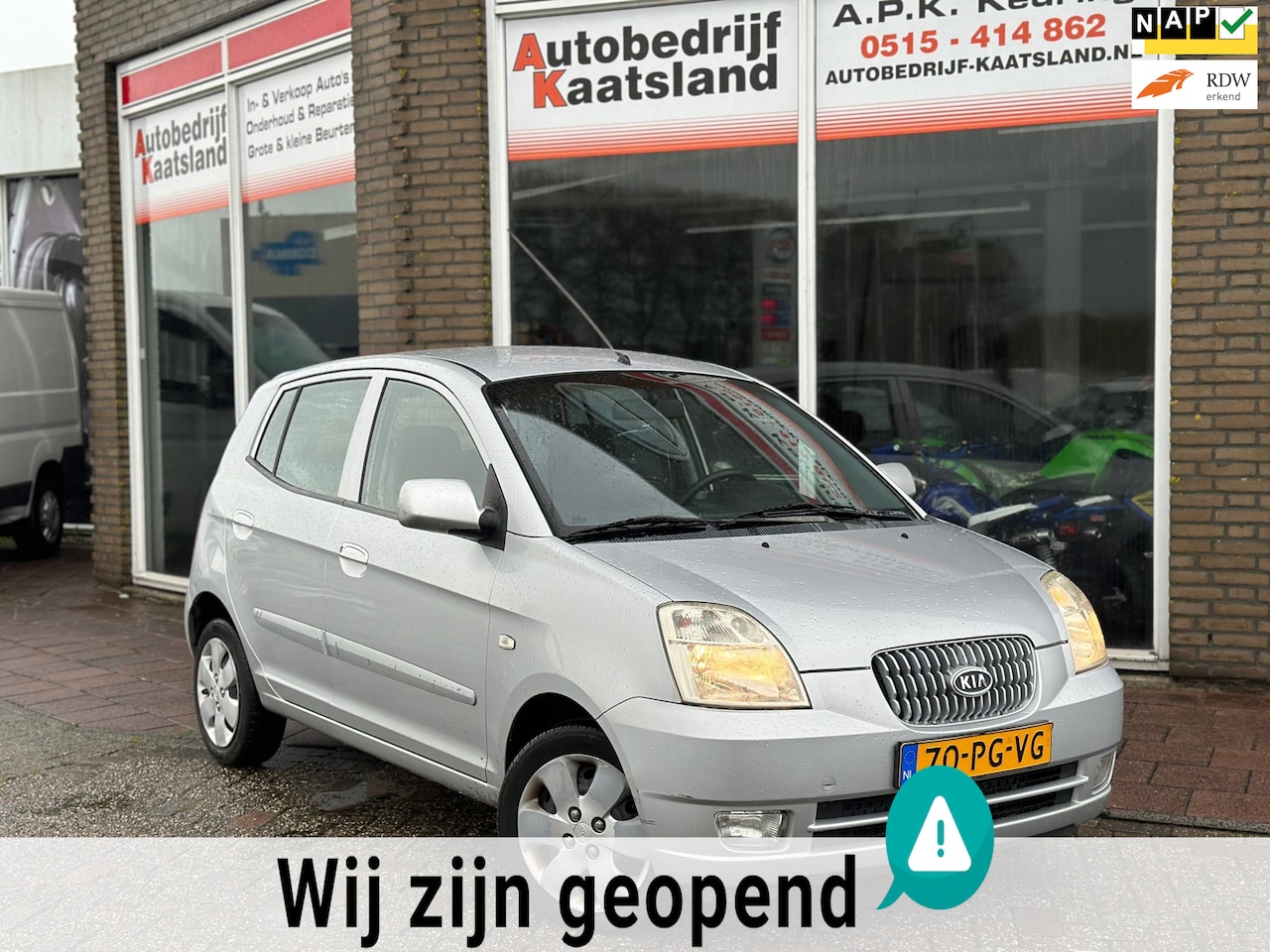 Kia Picanto - 1.1 EX 5 Deurs - Elekt. ramen - Nieuwe APK - AutoWereld.nl