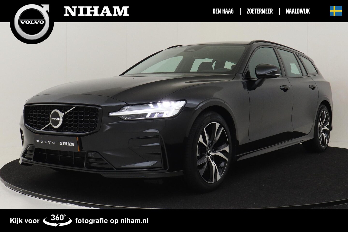 Volvo V60 - B4 (M-HYBRID) PLUS DARK |EXTERIEUR STYLING|CAMERA|ADAP.CRUISE|POWER-SEATS|TREKHAAK - AutoWereld.nl