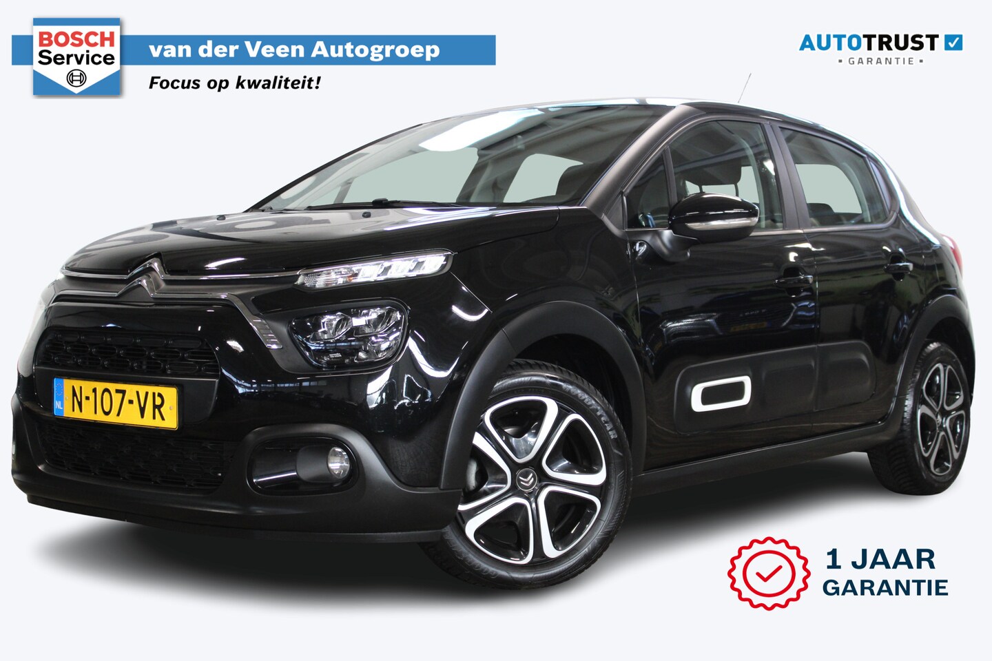 Citroën C3 - 1.2 PureTech Feel | Incl. 12 maanden garantie | Cruise control | Climate control | Navigat - AutoWereld.nl