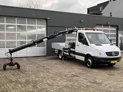 Mercedes-Benz Sprinter - 513 2.2 Cdi 130pk Hiab 022 Laadkraan Knijper Rotator Trekhaak 2000 kg Airco 1e eigenaar ex