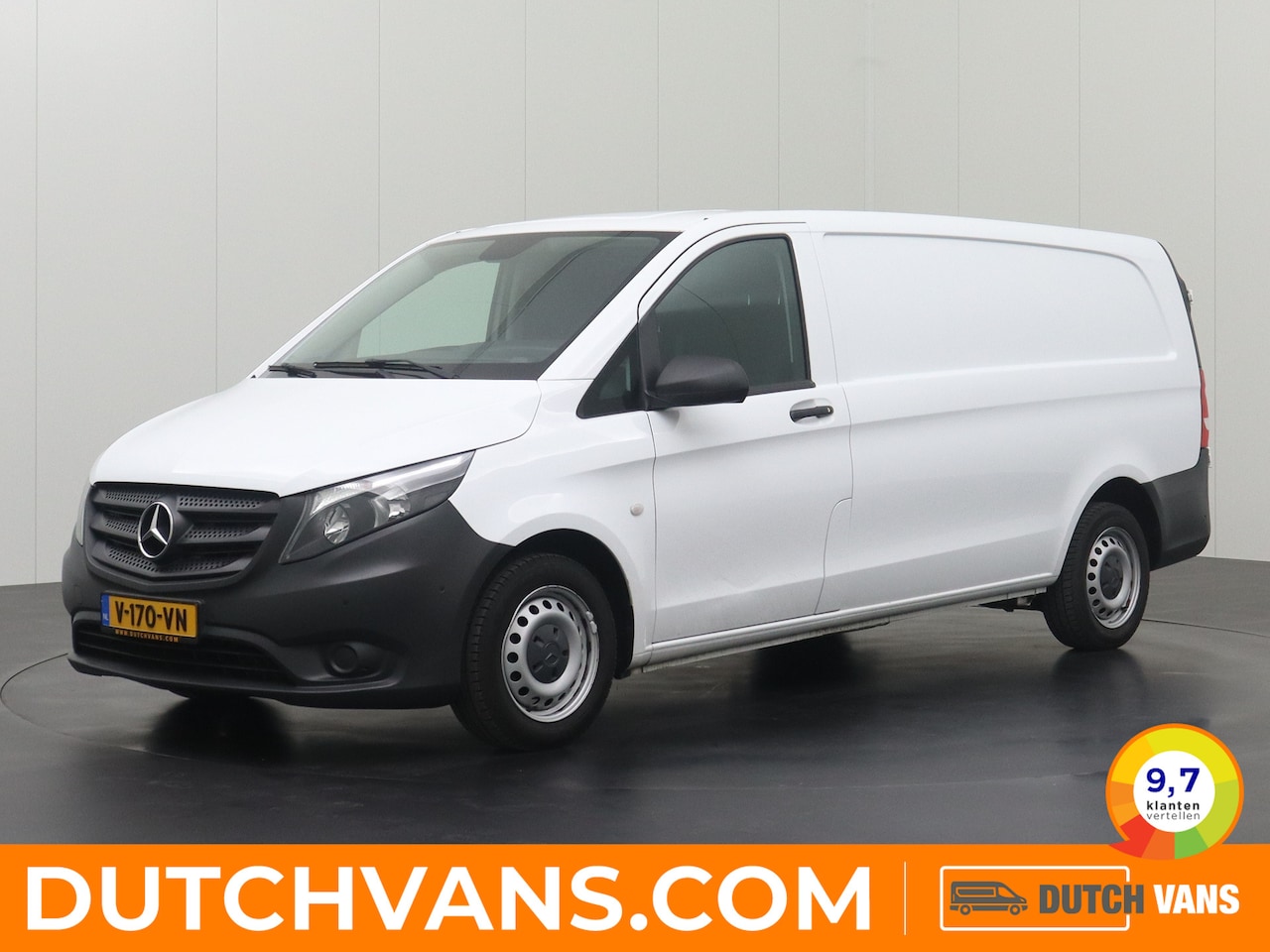 Mercedes-Benz Vito - 111CDI Extra Lang Achterdeuren | Navigatie | Camera | Trekhaak | Airco | Cruise | 3-Persoo - AutoWereld.nl