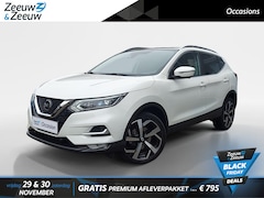 Nissan Qashqai - 1.3 DIG-T Tekna 159PK AUTOMAAT | 1ste eigenaar | Volledig onderhouden | Panorama dak | 360