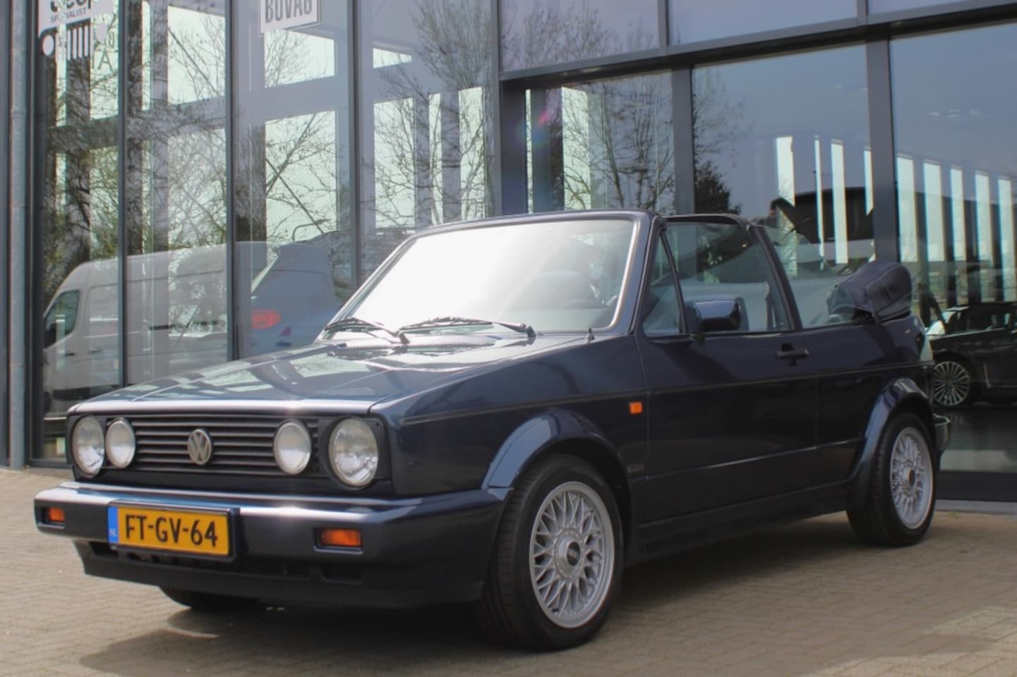 Volkswagen Golf - 1.8 KARMANN Quartett / BBS / Nieuw Cabrio Dak - AutoWereld.nl